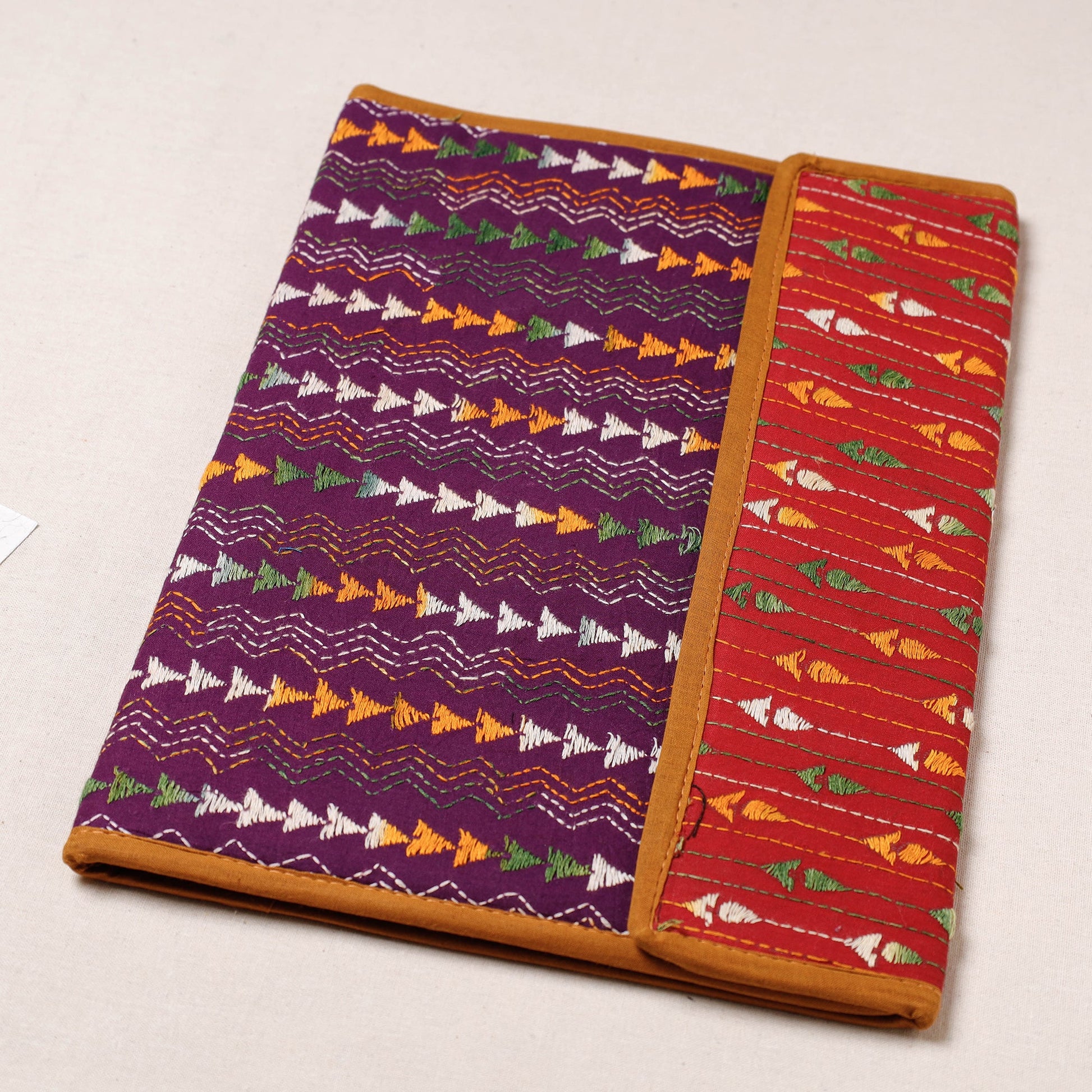 Bengal Kantha Work Handcrafted File Folder