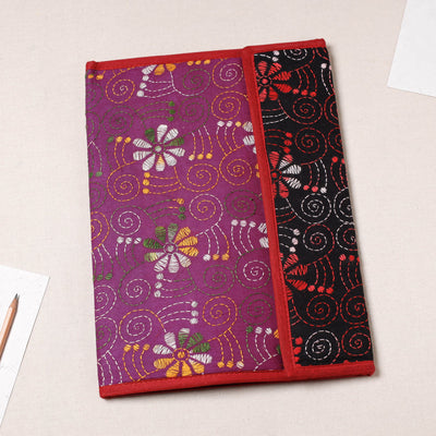 Bengal Kantha Work Handcrafted File Folder