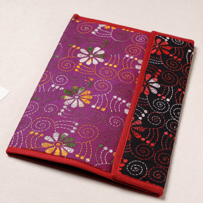Bengal Kantha Work Handcrafted File Folder