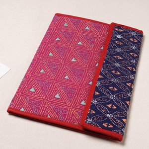 Bengal Kantha Work Handcrafted File Folder