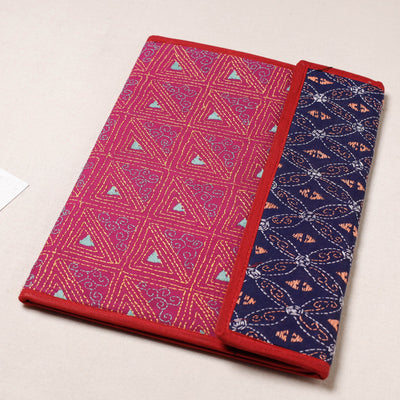 Bengal Kantha Work Handcrafted File Folder