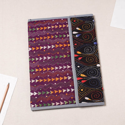 Bengal Kantha Work Handcrafted File Folder