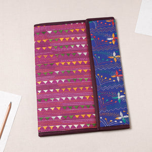 Bengal Kantha Work Handcrafted File Folder