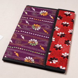 Bengal Kantha Work Handcrafted File Folder