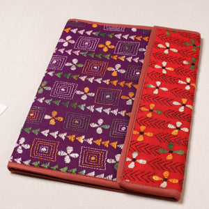 Bengal Kantha Work Handcrafted File Folder