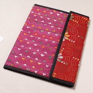 Bengal Kantha Work Handcrafted File Folder