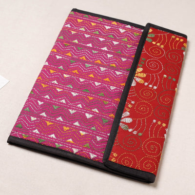 Bengal Kantha Work Handcrafted File Folder