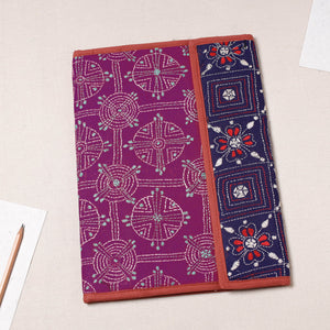 Bengal Kantha Work Handcrafted File Folder