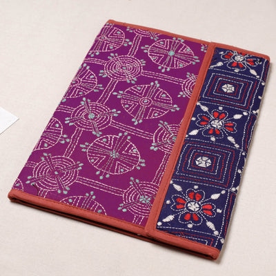 Bengal Kantha Work Handcrafted File Folder