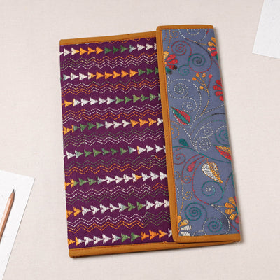 Bengal Kantha Work Handcrafted File Folder