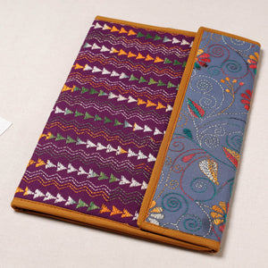 Bengal Kantha Work Handcrafted File Folder