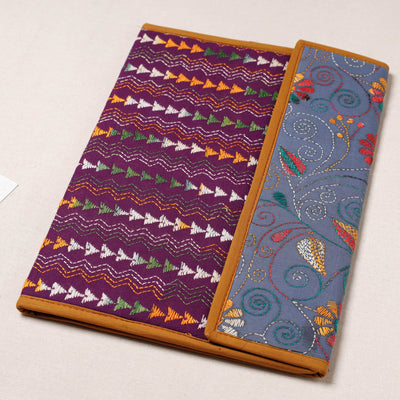 Bengal Kantha Work Handcrafted File Folder