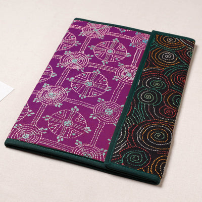 Bengal Kantha Work Handcrafted File Folder