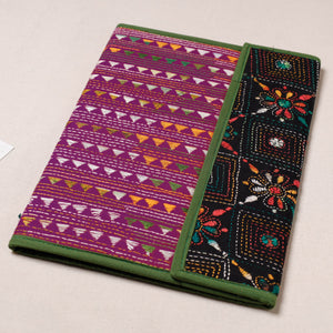 Bengal Kantha Work Handcrafted File Folder