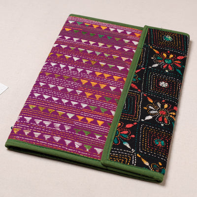 Bengal Kantha Work Handcrafted File Folder