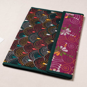 Bengal Kantha Work Handcrafted File Folder