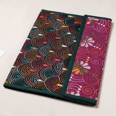 Bengal Kantha Work Handcrafted File Folder