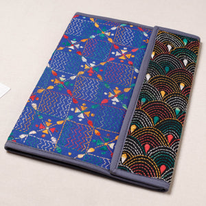 Bengal Kantha Work Handcrafted File Folder