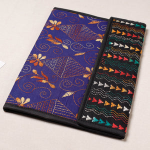 Bengal Kantha Work Handcrafted File Folder
