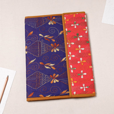 Bengal Kantha Work Handcrafted File Folder