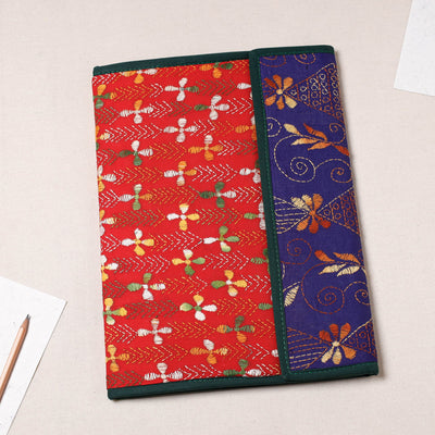 Bengal Kantha Work Handcrafted File Folder