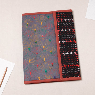 Bengal Kantha Work Handcrafted File Folder