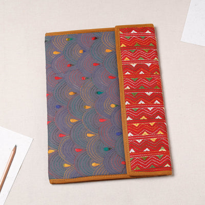 Bengal Kantha Work Handcrafted File Folder