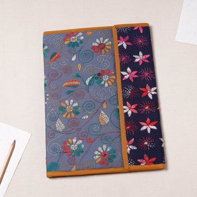 Bengal Kantha Work Handcrafted File Folder