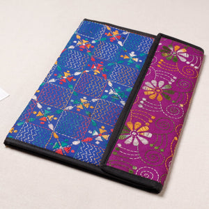 Bengal Kantha Work Handcrafted File Folder