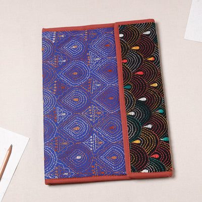 Bengal Kantha Work Handcrafted File Folder