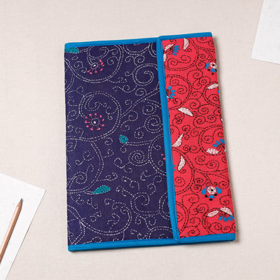 Bengal Kantha Work Handcrafted File Folder