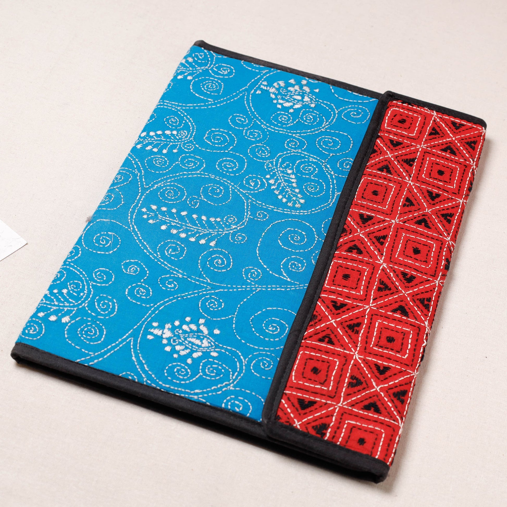 Bengal Kantha Work Handcrafted File Folder