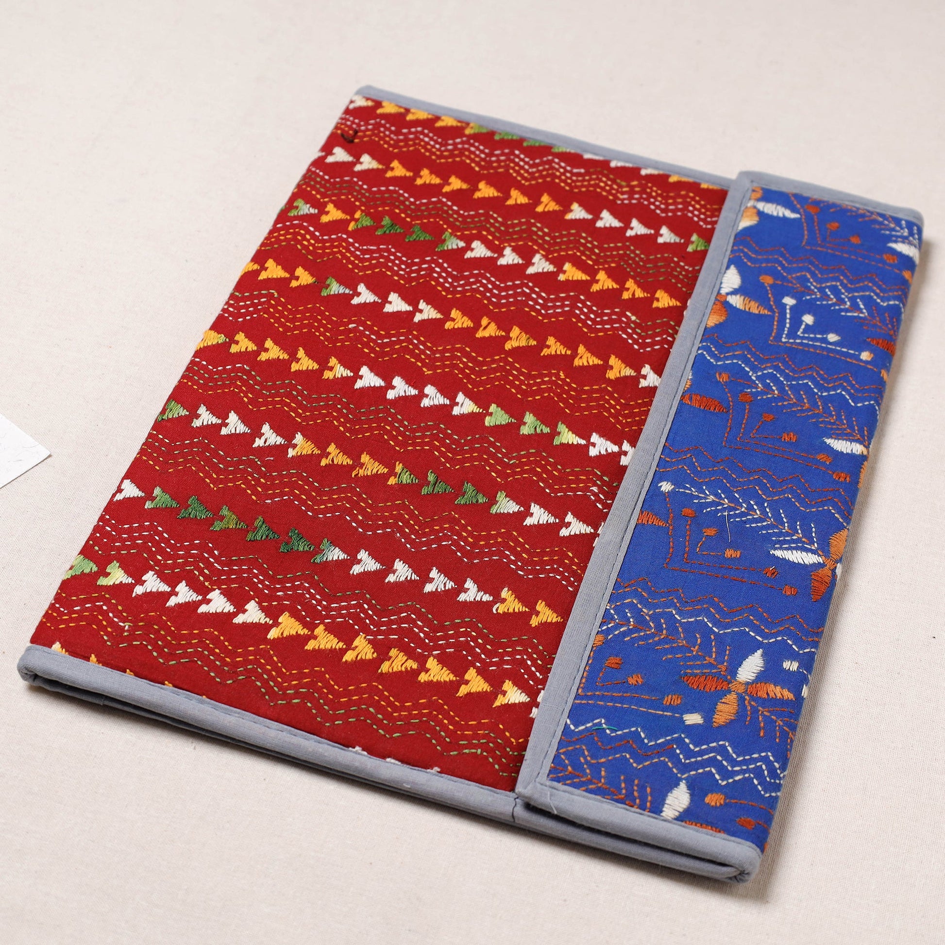 Bengal Kantha Work Handcrafted File Folder