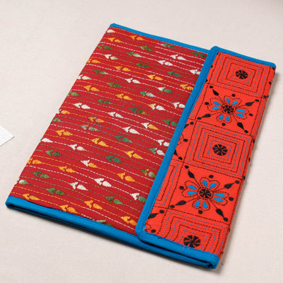 Bengal Kantha Work Handcrafted File Folder