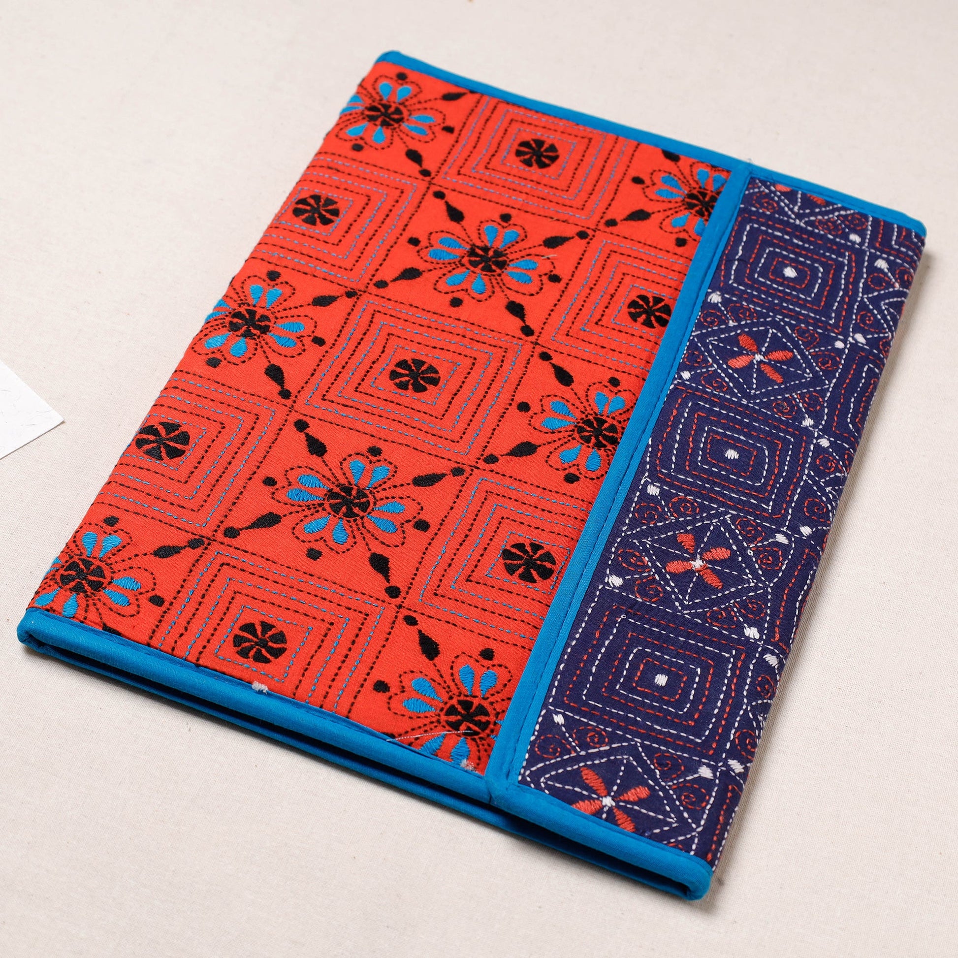 Bengal Kantha Work Handcrafted File Folder