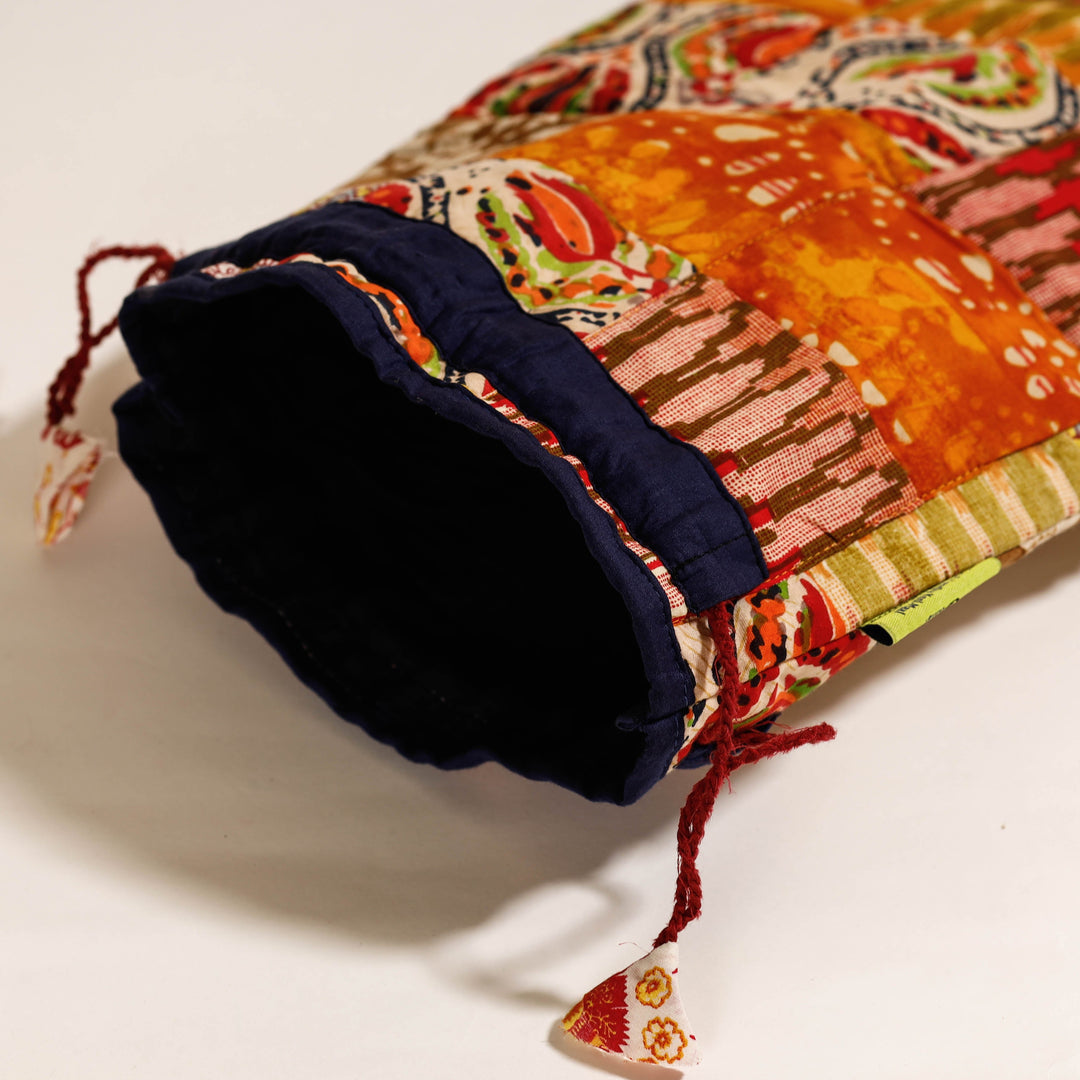 Jugaad Patchwork Cotton 1L Hot Water Bottle Cover