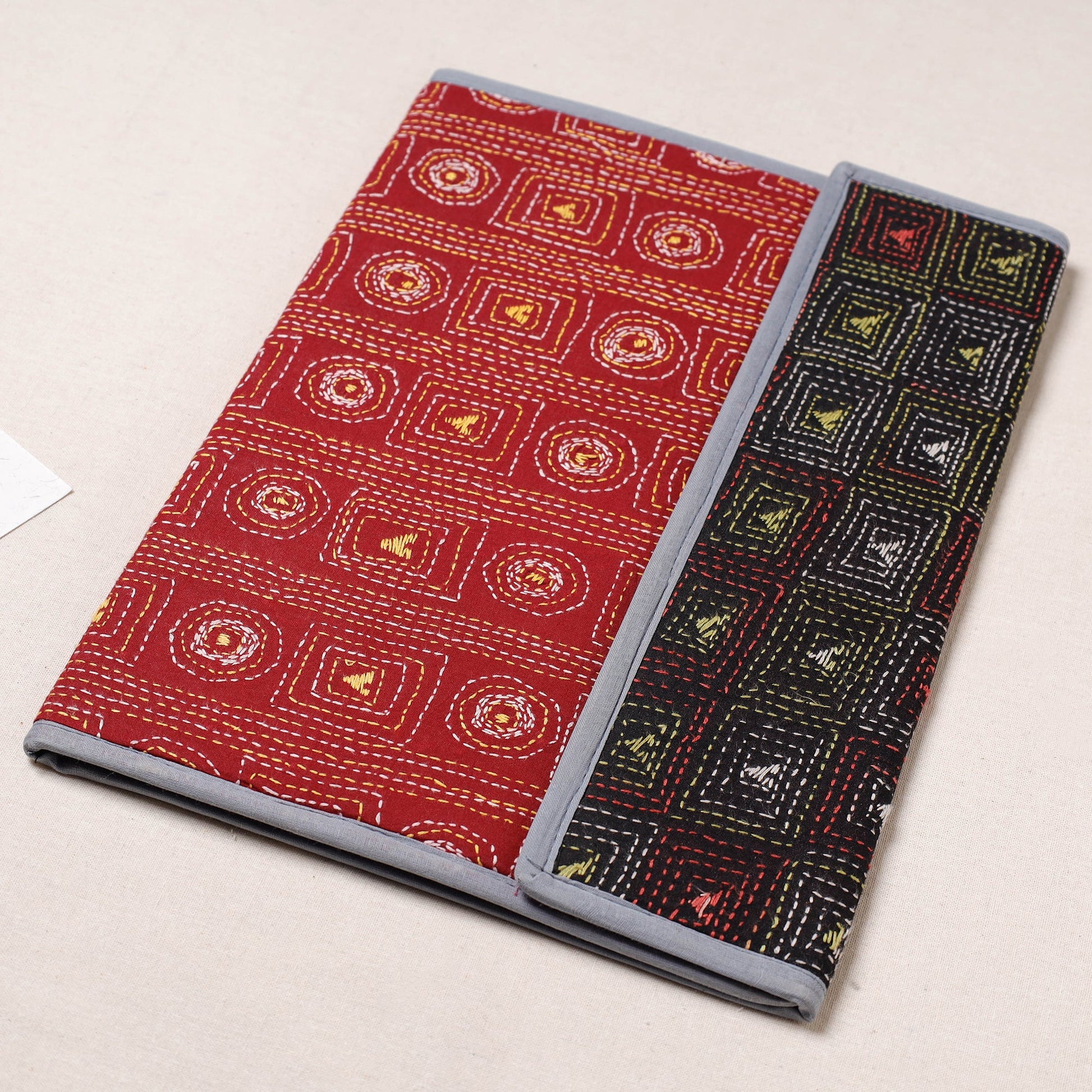 Bengal Kantha Work Handcrafted File Folder