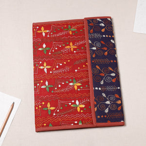 Bengal Kantha Work Handcrafted File Folder