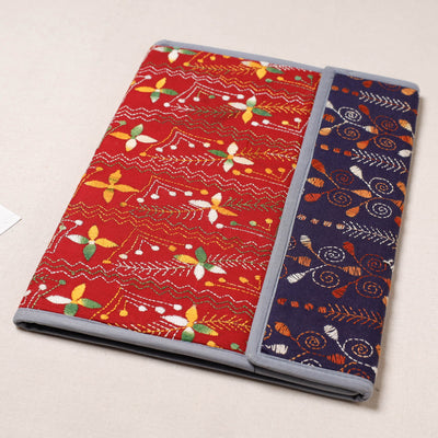 Bengal Kantha Work Handcrafted File Folder