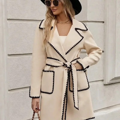 Luna Oversized Woolen Long Overcoat