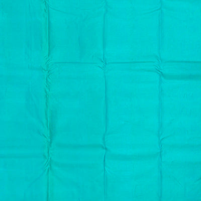 Olive Green Kanchipuram Silk Saree With Floral Zari Buttas-Olive Green