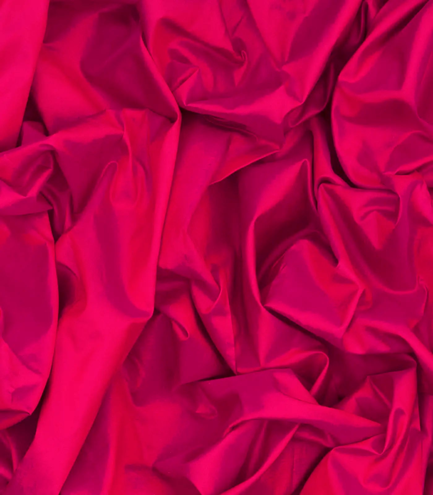 Hot Pink Kanchipuram Silk Saree With Contrast Navy Border-Hot Pink