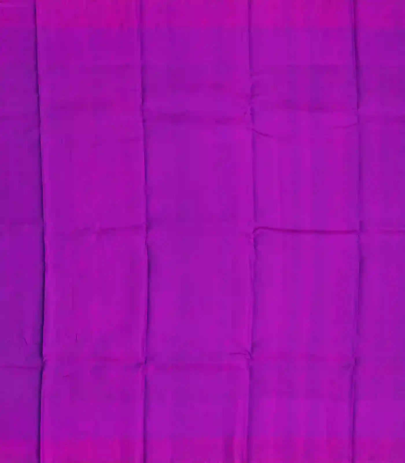 Sky Blue Silk Saree With Stripes & Purple Border-Sky Blue