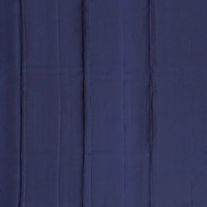 Green & Blue Half & Half Silk Saree With Zari Stripes & Buttas-Green