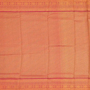 Green Silk Saree With Floral Meena Zari Buttas-Green