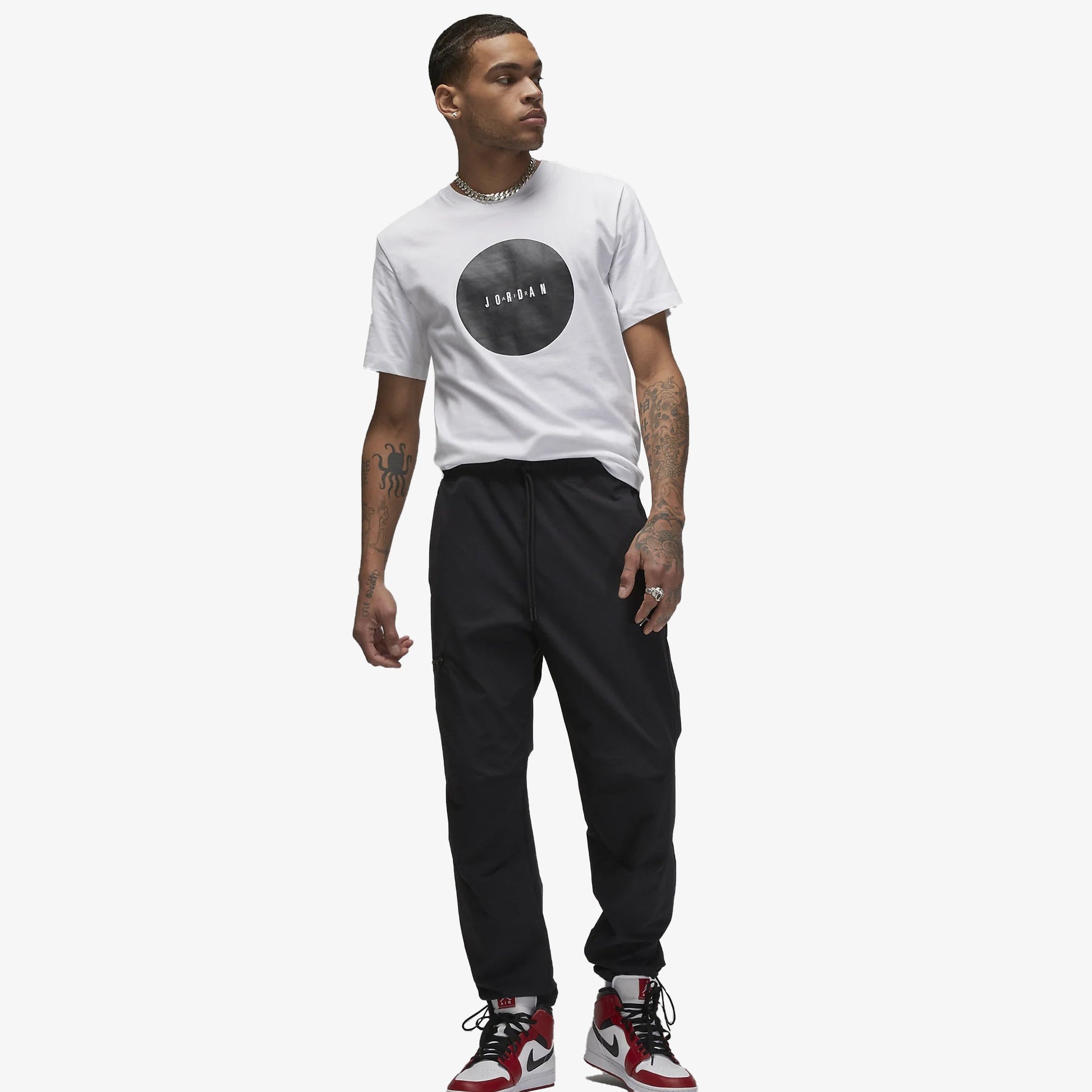 Jordan | AIR JORDAN T-SHIRT  { WHITE/BLACK
