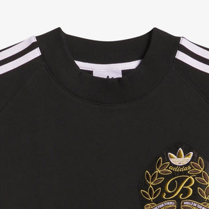 Adidas Originals | TEE-CREW  { BLACK/WHITE