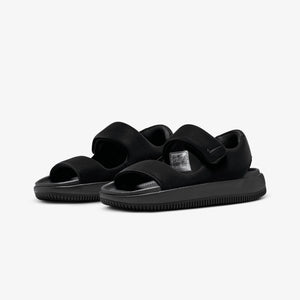 Nike | CALM SANDALS  { BLACK/BLACK-BLACK