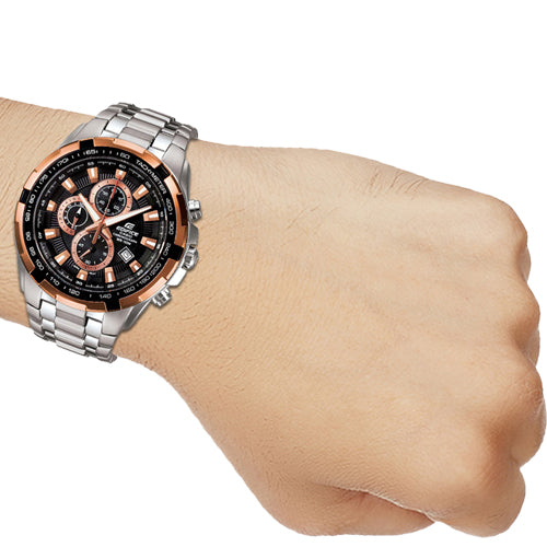 Casio Edifice Standard Chronograph Black Dial Men 48.5mm ED368 EF-539D-1A5V