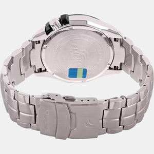 Edifice Men Quartz Black Dial Analog Stainless Steel Watch ED417